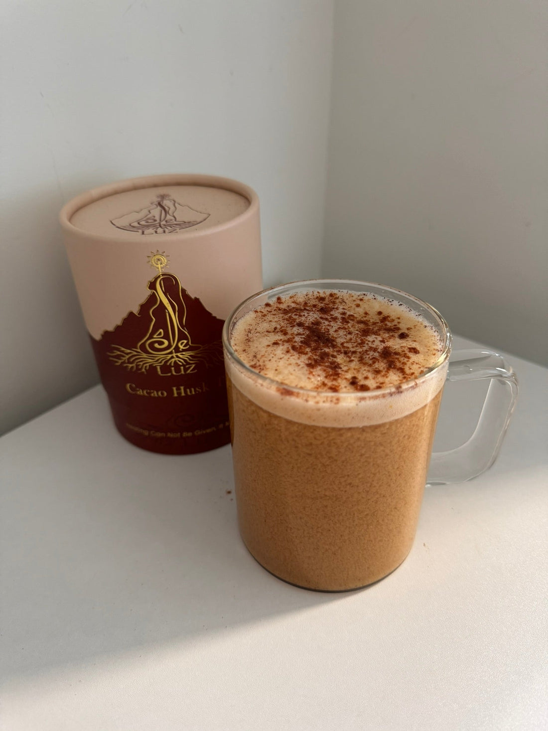 Hormone-Friendly Pumpkin Spice Latte with Se Luz Cacao Husk Tea