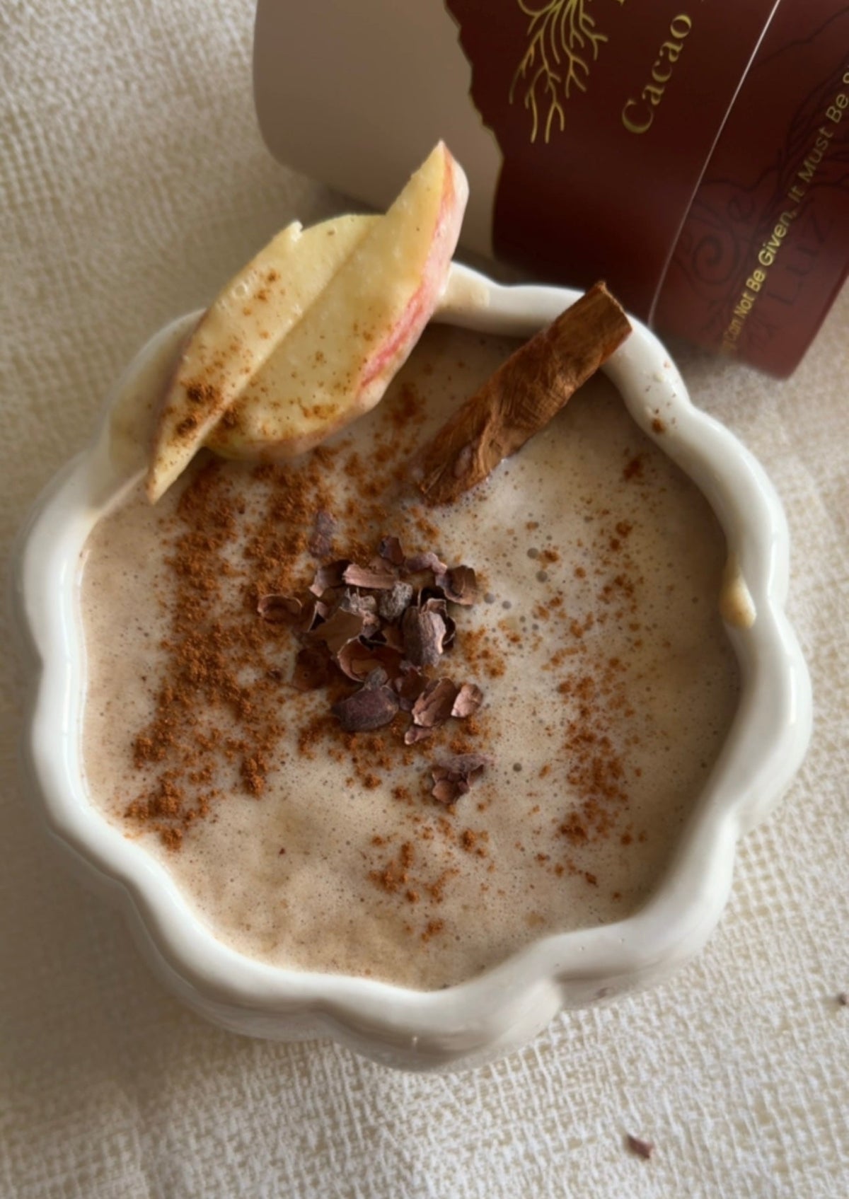 A Gut-Healing, Hormone-Friendly Fall Drink: Cinnamon Honey Crisp Apple Cacao Latte